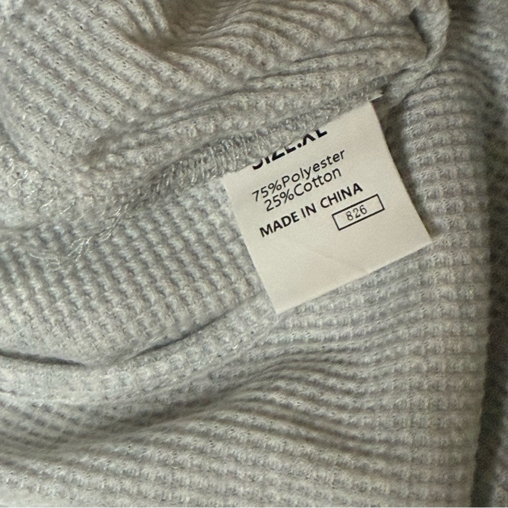 Waffle Knit Romper with Buttons - Picture 10 of 10